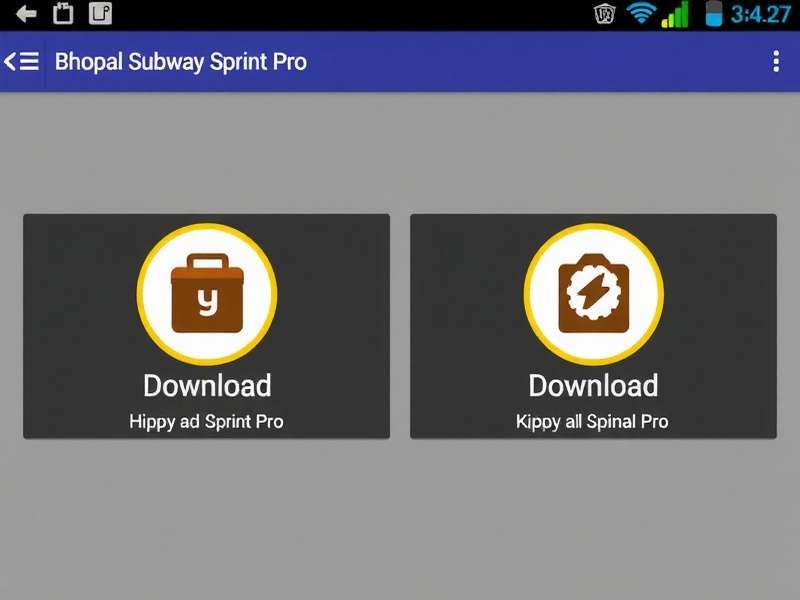 Screenshot showing download buttons for Bhopal Subway Sprint Pro